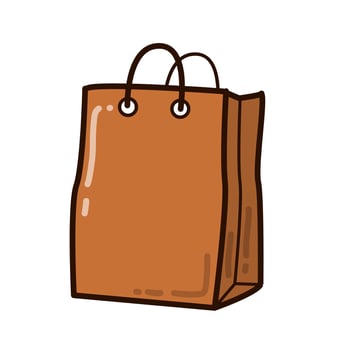 Shopping bag pouch vector illustration