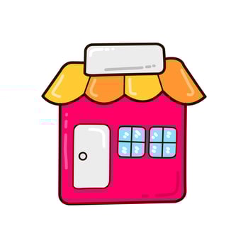 Shopping shop vector illustration