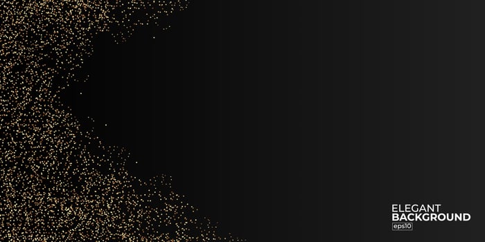 Premium Abstract Luxury black gold background design vector illustration for website, poster, brochure, presentation template etc