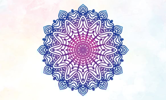 Mandala design. Ornamental round lace pattern. vector
