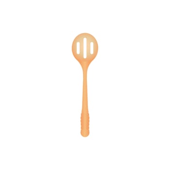 Rounded wooden spatula vector illustration isoalted on white background. Natural Wood Material tool for cooking and BBQ. Suitable for Realistic 3d Mockup.