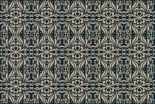 Floral pattern background vector