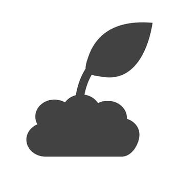 Plantation Glyph Black Icon vector