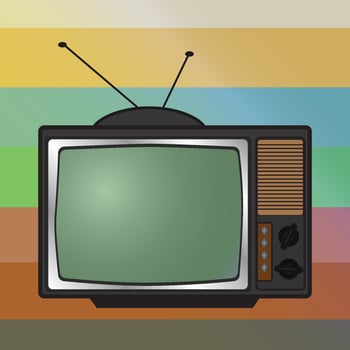 illustration of retro tv Vintage icon for screen wallpaper design. illustration. Isolated . Communication icon symbol. Communication icon set. Interior design. Communication concept. vector