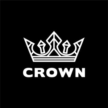 Royal King Crown Elegant Luxury Simple logo design vector