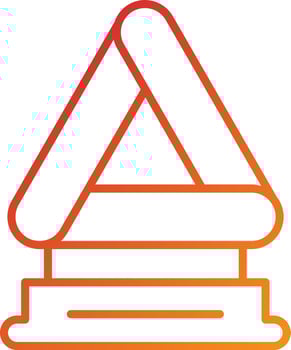 Triangle Icon Style vector