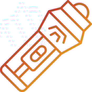 Flashlight Icon Style vector