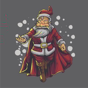 waiting for santa claus christmas 2022 vector