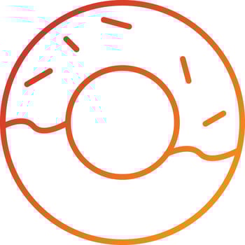 Donut Icon Style vector