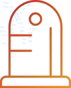 Grave Icon Style vector