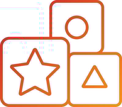 Toy Icon Style vector