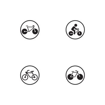 Bicycle Icon Vector Design  Template