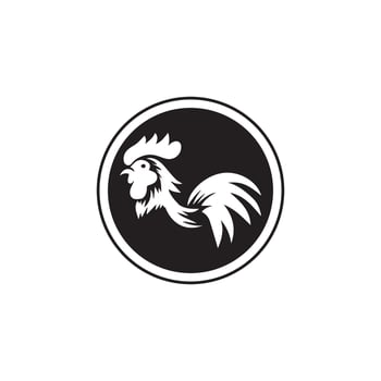 Rooster Logo Template vector
