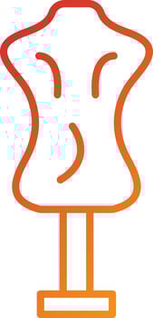 Mannequin Icon Style vector