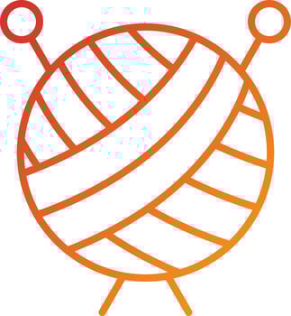 Knitting Icon Style vector