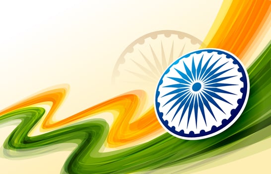 India Independence Background vector