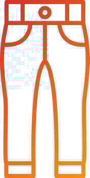 Pants Icon Style vector