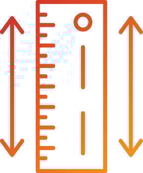 Ruler Icon Style vector