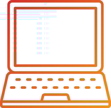 Laptop Icon Style vector
