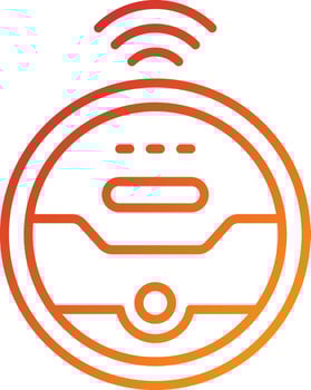 Robot Vaccum Icon Style vector