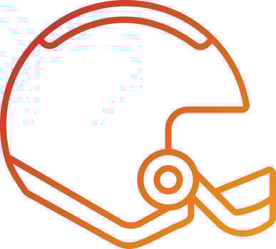 Helmet Icon Style vector