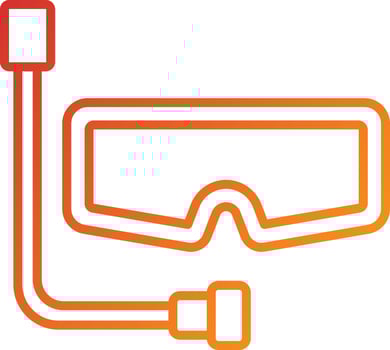 Scuba Diving Icon Style vector
