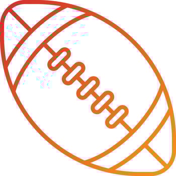 American Football Icon Style vector