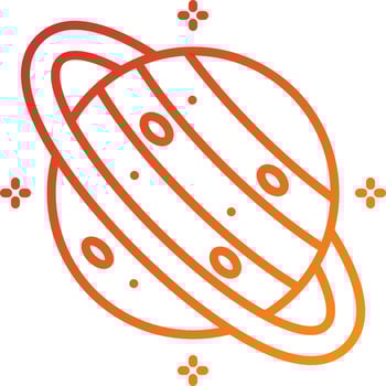 Uranus Icon Style vector