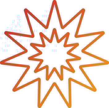 Explosion Icon Style vector