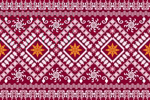 Beautiful embroidery.geometric ethnic oriental pattern traditional.Aztec style,abstract,vector,illustration.design for texture,fabric,clothing,wrapping,fashion,carpet,print. vector