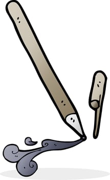 doodle cartoon pen vector