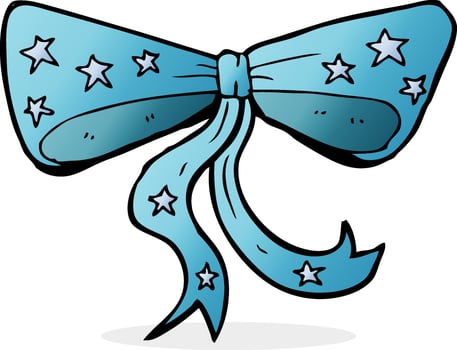 cartoon bow tie vector