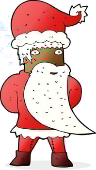 cartoon santa claus vector
