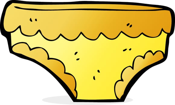vector cartoon underpants