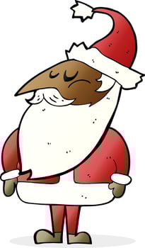 cartoon santa claus vector