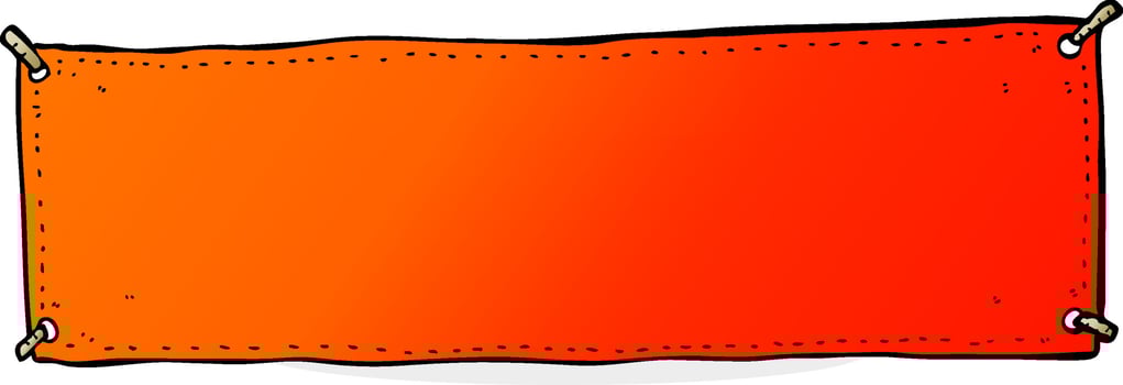 doodle cartoon banner vector