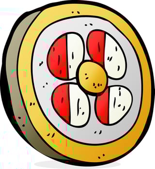 cartoon medieval shield vector