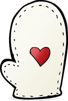 cartoon oven mit vector