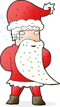 cartoon santa claus vector
