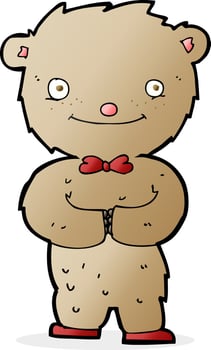 cartoon teddy bear vector