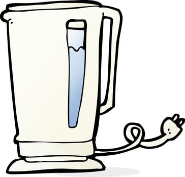 doodle cartoon kettle vector