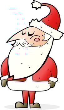 cartoon santa claus vector