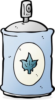 cartoon fragrance spray vector