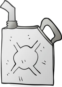cartoon fuel can vector