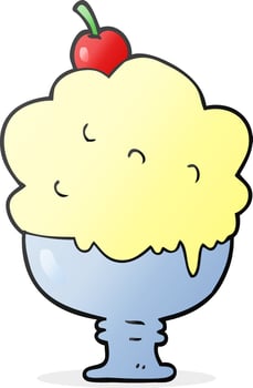 cartoon ice cream vector