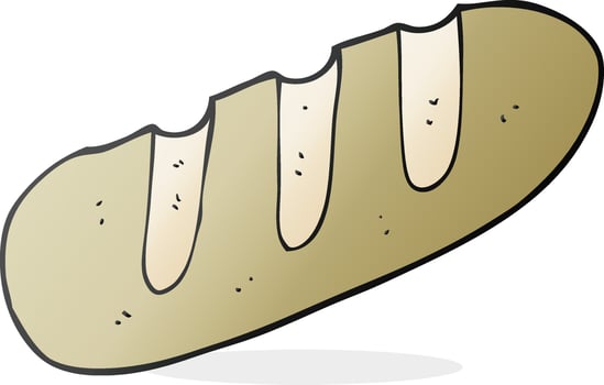 cartoon loaf of bread vector
