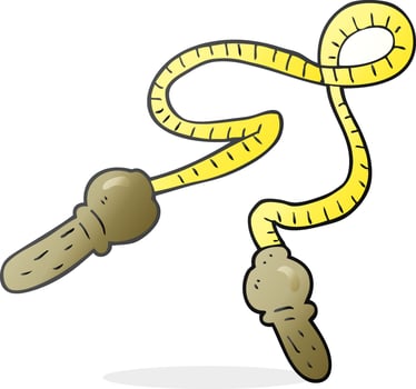 cartoon skipping rope vector