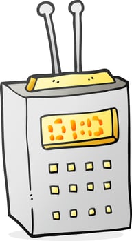 cartoon scientific device vector