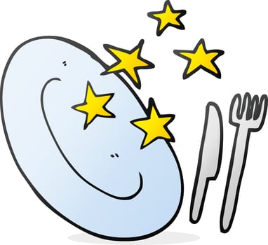 cartoon clean plate vector