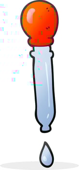 cartoon water dropper vector